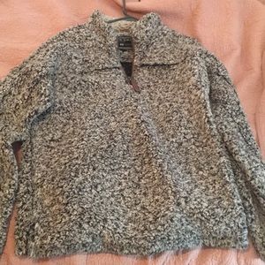 True grit fuzzy pullover